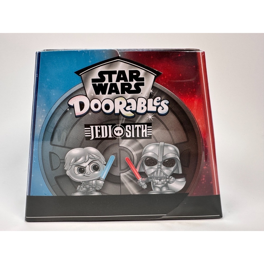 Star Wars Doorables Jedi Vs Sith Box Set New Sealed Darth Vader Luke Skywalker